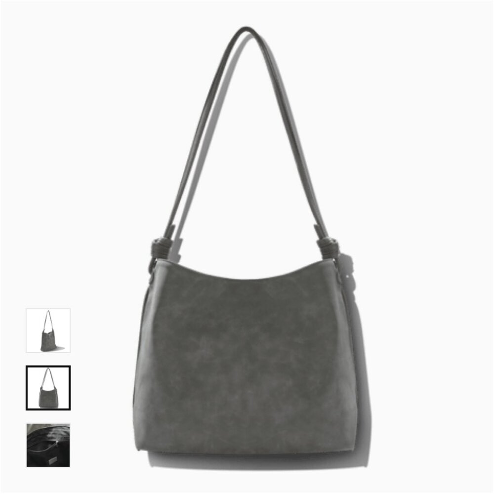 8 Other Reasons - Betsy Slouch Suede Tote in Stone